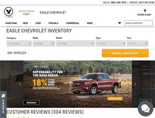 Tablet Screenshot of eaglechevy.com